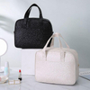 Factory Price Vegan PU Leather Cosmetics Travel Women Make Up Custom Mens Toiletry Bag Waterproof