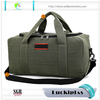 High Quality Green Canvas Extra Large Men Travel Duffle Bag