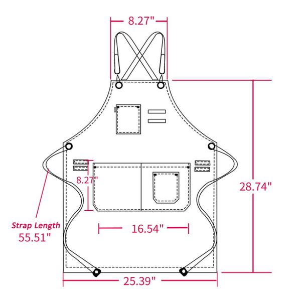 Customized logo New design cotton fabric apron stylist gift tool men apron