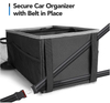 Portable Foldable Car Organizer Storage Bag SUV Trunk Organiser Truck Backseat Storage Container with Front Cooler Pocket