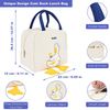 Wholesale Canvas Cute Cartoon Printing Insulation Cooler Lunch Bag