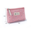 Custom Logo Simple Cosmetic Bag Pouch Professional Make Up Bags Cotton Canvas Toiletry Travel Bag