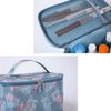 Large Capacity Personal Organizer Toiletry Bag Eco Friendly Cosmetic Bags Makeup Professional for Men Women Travel Custom Print