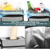 Large Capacity Front Back Seat Organizer Leakproof Collapsible Car Trash Bin Holder Truck Garbage Can with Lid Cover for Cars