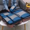 Top Sell Custom 6 Set Packing Cubes for Travelling Wholesale Luggage Compression Travel Packing Organizer