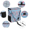 Custom Color Foldable Waterproof Trunk Organizer Seat Back Trash Bin Hanging Car Garbage Can Holder Organizer Bag with Lid