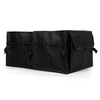 Multifunctional Foldable Black Oxford Fabric Car Accessories Boot Organizer Trunk Storage Box Case Net Pockets