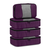 Fashion 4 Set Luggage Oem Customized Travel Packing Cubes Luggage Wholesale Travel Cubes for Packing