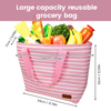 Custom Full Printing Waterproof Polyester Insulated Grocery Food Delivery Cooler Bag