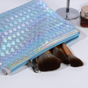 Wholesale Leather Small Cosmetic Pouch Bag Portable Artist Storage Bag Travel Makeup Cosmetic Case