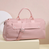 Luxury Lightweight Pink Gym Duffle Bag for Women Durable Waterproof Overnight Tote Bag