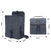 Heavy Wax Canvas Thermal Insulated Cooler Lunch Bag With Shoulder Strap