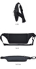 Waterproof PU Leather Waist Belt Bag Wholesale Fanny Pack Custom Print Bum Bag for Running Jogging Traveling