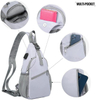 Hot sell nylon crossbody sling backpack sling bag travel custom unisex sling bags chest shoulder for men women