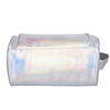 Holographic Shiny Lady Women Gym Sport Bag With Shoe Compartment Waterproof Portable Dance Toiletry Duffel Bag