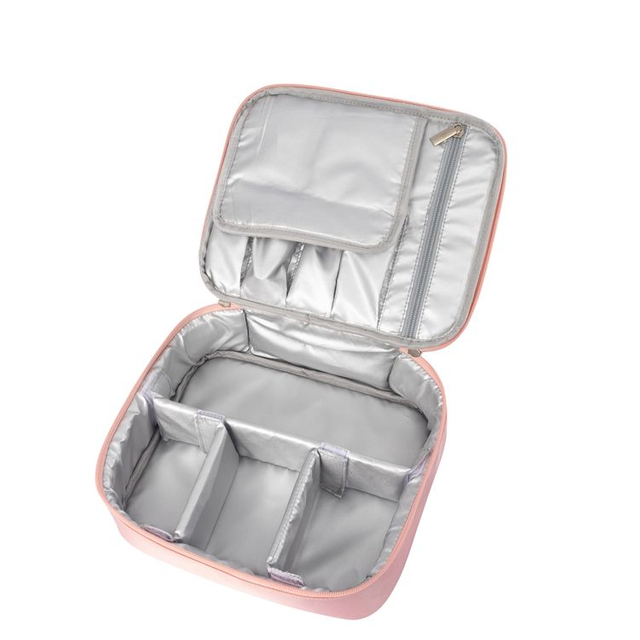 Hot Sale Waterproof Custom Women Makeup Organizer Case Multi-function Travel Cosmetic Digital Accessories Storage Bag