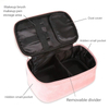 Luxury Velvet Women Makeup Bag Portable Cosmetic Storage Bag Lovely Pink Color Bride Make Up Bag
