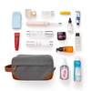 High Quality Durable Canvas Mens Toiletry Bag Portable Travel Toiletry Bag For Shaving Accessories Storage