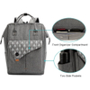 Water Repellent Grey Stylish Laptop Backpack Women 15.6 Inch Travel Backpack for Work Business College School