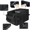 Collapsible Car Trunk Organizer Storage Box Multifunctional Kids Car Seat Organizer with Cup Holders