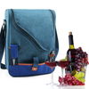 Amzon's Hot Sales Fashion Cross-body Thermal Outdoor Camping Large Capacity Picnic 2 Bottles Wine Refrigerated Cooler Bag
