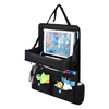 BSCI Manufacturers Car Back Seat Organizer Collapsible Storage In-car Multi-purpose Table IPad Hanging Bag