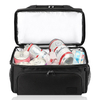 BSCI Factory Portable Shoulder Large Lunch Bag Multi-layer Refrigerated Thermal Insulated Cooler Bag