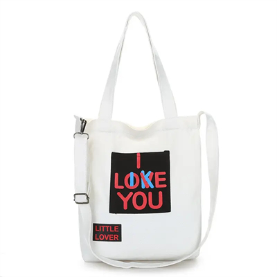 Printed canvas bags