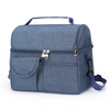 Manufacturer Customize Logo Picnic Outdoor Oxford Dual Compartment Insulation Bag Cooler Lunch Bag
