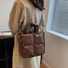Quilted Puffer Tote Bag with Large Capacity