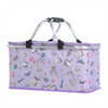 Foldable Aluminum Picnic Cooler Bag with Sublimation Print