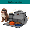 Multifunctional Pet Supply Food Storage Carrier Tote Bag Weekend Organizer Dog Travel Bag