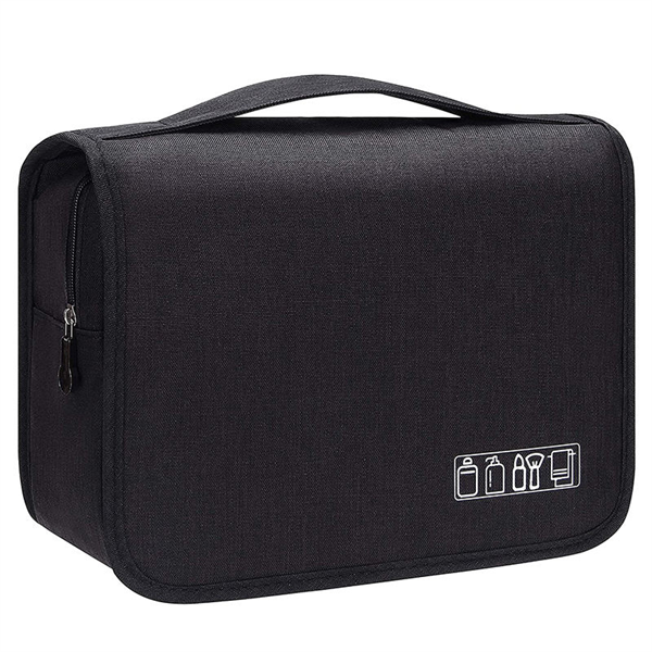 Eco Friendly Toiletry Hanging Bag Waterproof Travel Makeup Organizer With Hook