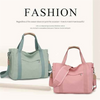 Canvas Crossbody Tote Bag for Women Laptop Work Handbag Shoulder Messenger Bag Travel