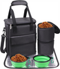 Pet Carrier Backpack for All Pet Travel Supplies Pet Travel Backpack with 2 Silicone Collapsible Bowls