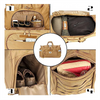 Travel Duffel Bag with Large Capacity Water Resistant Multi Compartments Duffel Bag Gym Bag With Shoes Compartment