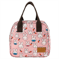 Cute Pattern Design Waterproof Thermal Food Lunch Bag School Beach Picnic Insulated Cooler Lunch Tote Bag