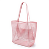 High Popular Custom Logo Tote Bag Lightweight Beach Mesh Tote Bags Casual Outdoor Handbags
