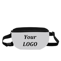 Men's Sport Running Belt Bags Custom Logo Fanny Packs Sublimation Printing Waist Bag