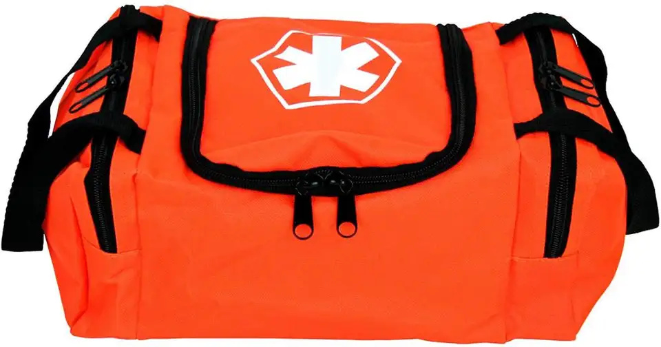 emergency trauma first responder empty medical bag