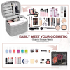 Cosmetic Bag Travel Makeup Waterproof Toiletries Organizer High Quality Women Big Capacity with Brush Holders