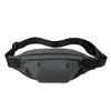 Popular Waterproof Fashionable Leather Waist Bag for Men Large Sports Fanny Pack Soft Leather