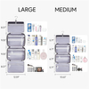 Waterproof Makeup Bag Bathroom Organizer Accessories Hanging Toiletry Bag with Jewelry Section for Travel