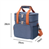 Portable Cationic Fabric Cooler Bag with Waterproof PEVA for Student Outdoor Picnic