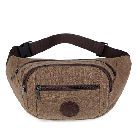 2025 New Arrival Portable Waterproof Oxford Material Fanny Pack with Zipper Closure Bum Bag Belt Hip Pack Custom Logo Wholesale