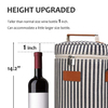 Durable Wholesale Insulated Thermal 2 Bottle Wine Cooler Bag Waterproof Camping Outdoor Padded Cooler Bag