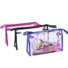 Promotional Cheap Price Waterproof Premium Travel Transparent Clear Make Up Pvc Cosmetic Makeup Toiletry Bag