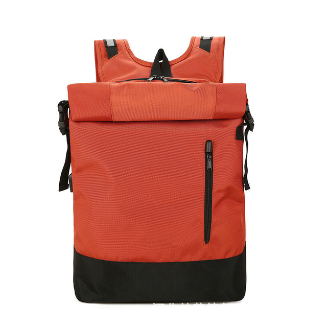 Outdoor Travel Studetnt Backpack Large Capacity Waterproof Roll Top Backpack Vintage Rucksack Bag