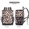 BSCI Factory Custom Cooler Bag Outdoor Picnic Bag Waterproof Insulation Fashion Leopard Print Cold Backpack