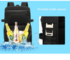 Custom Logo Large Capacity Waterproof Outdoor Picnic Thickening PEVA Fresh Insulation Cooler Backpack